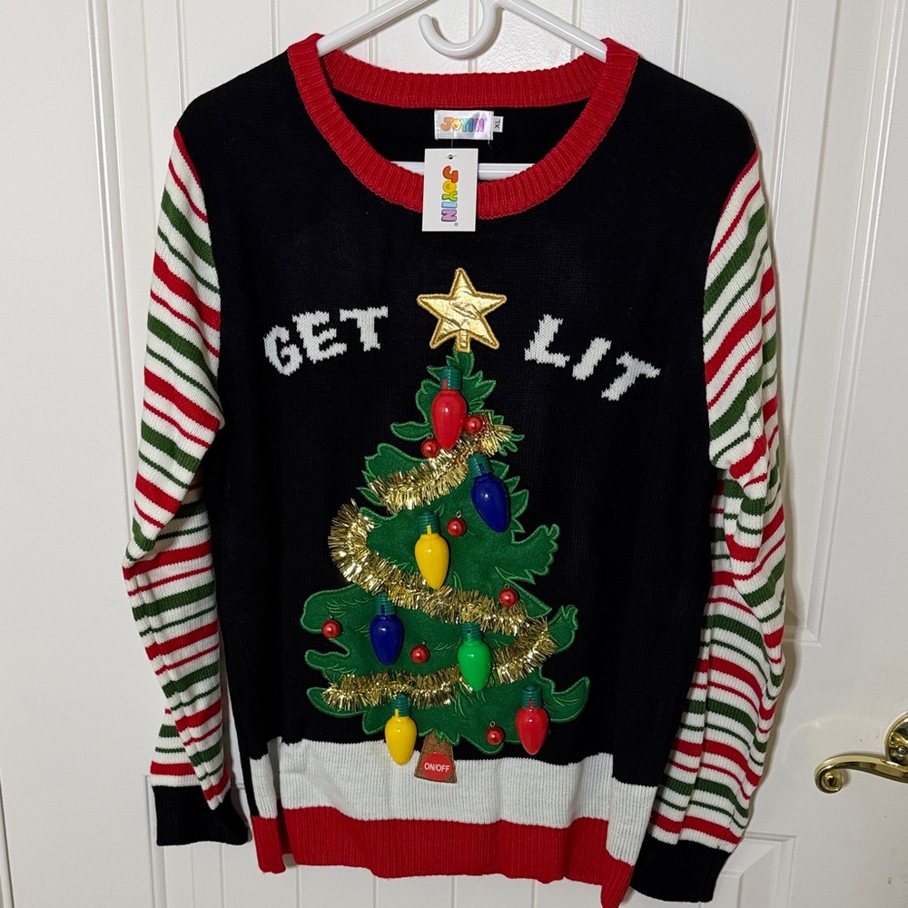 Colorful Christmas Tree Sweater